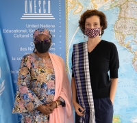 Ambassador Sani and Ms. Audrey Azoulay, UNESCO DG