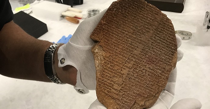 UNESCO celebrates US handover of 3,500-year-old Gilgamesh Tablet to Iraq